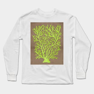 Lime Coral Long Sleeve T-Shirt